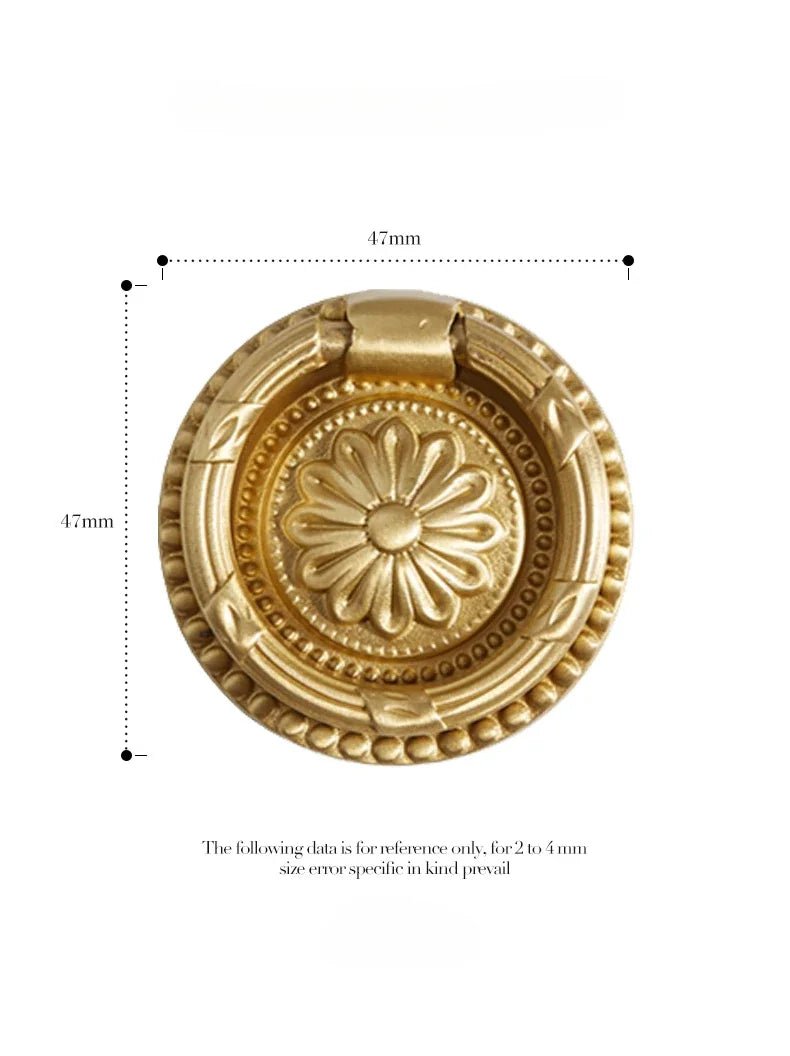 Luxury Vintage Brass Handles – Gold and Bronze Pulls for Kitchen Cabinets