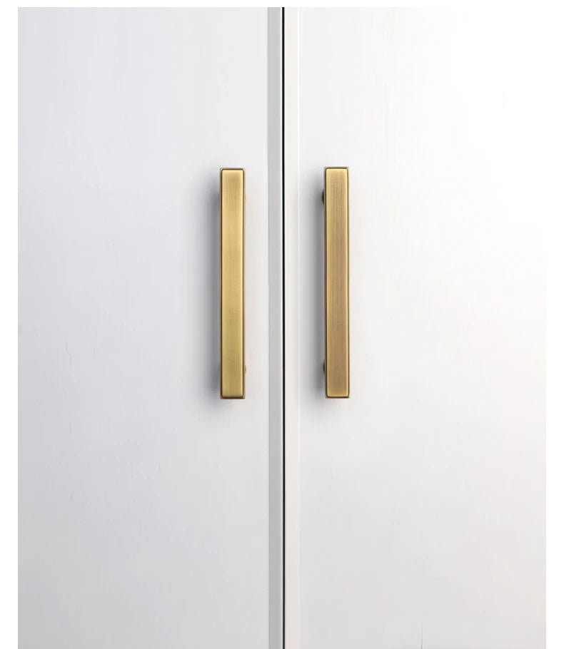 Contemporary Vintage Bronze Bar Pulls – Antique Handles for Furniture
