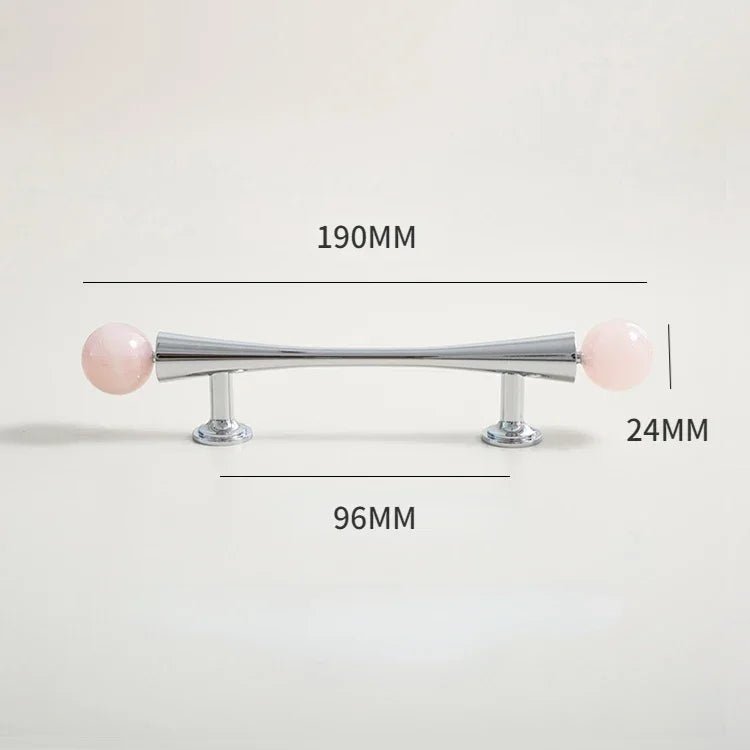 Luxury White Crystal Brass Knobs – Elegant Drawer Pull Handles