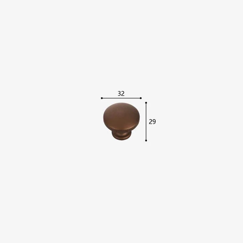 Aluminum Kitchen Cabinet Pull – Matte Brown Handle  