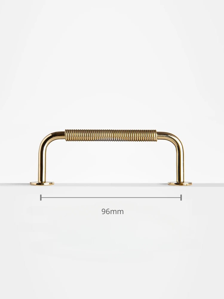 Silver Nordic Cabinet Pull – Brass Hardware  