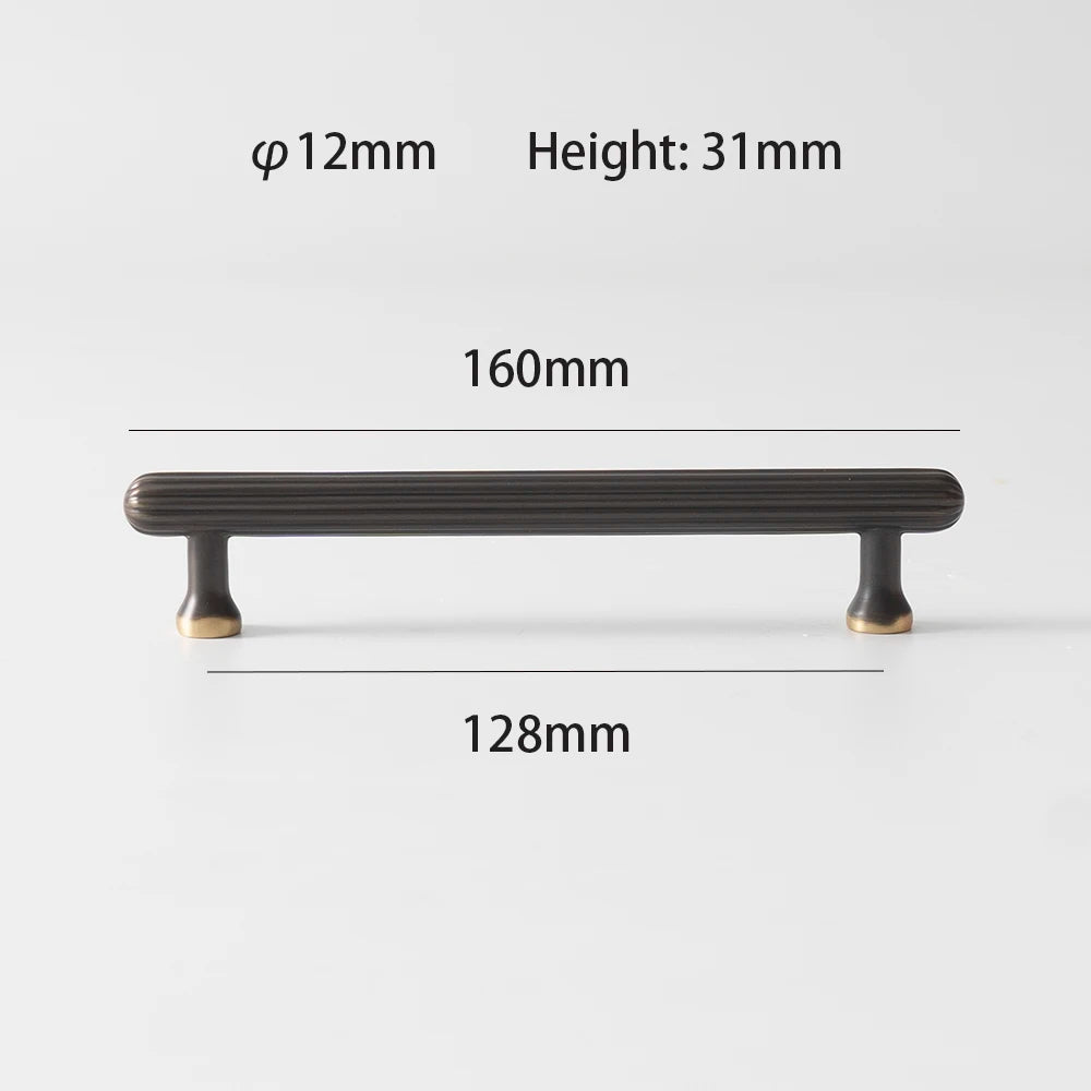 Mixed Finish Brass Knob – Modern Nordic Design  