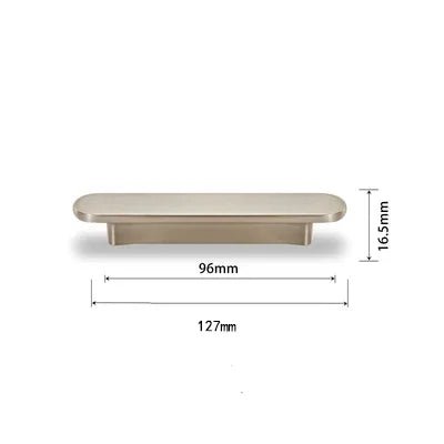 Contemporary 5" Modern Black Cabinet Pulls – Matte Zinc Handles