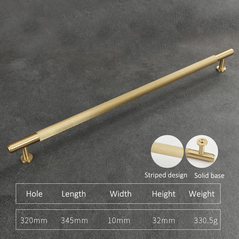 Modern Brass Cabinet Pulls in Bronze & Gray for Interiors