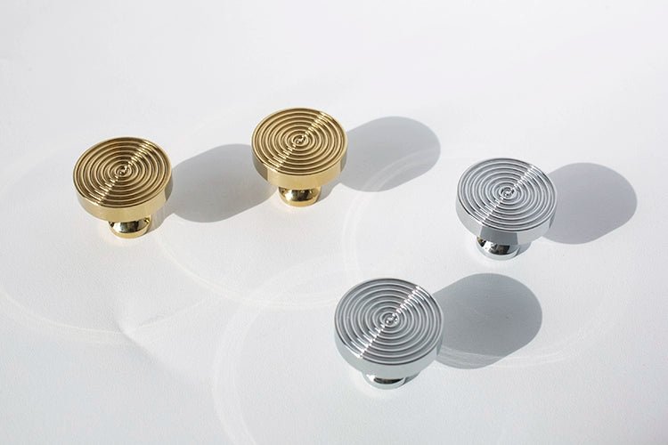 Elegant Brass Knob Cabinet Handle – Modern Drawer Pull Design