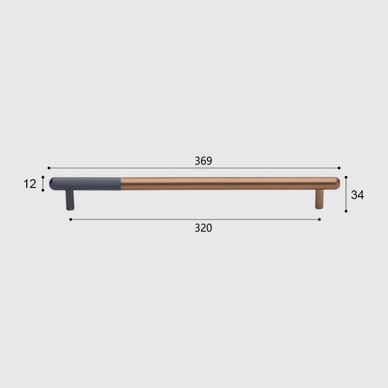 Modern Aluminum Handle – Brown Cabinet Hardware  