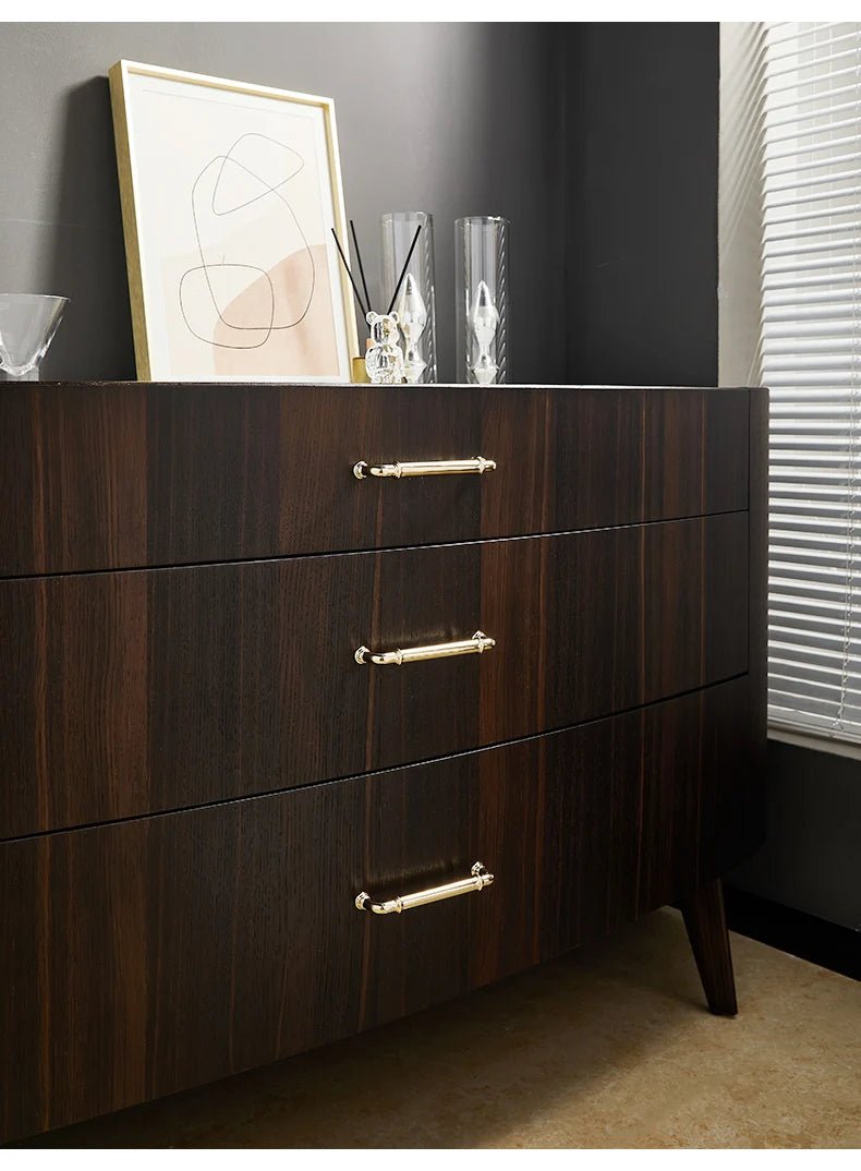 Premium Gold Brass T-Bar Handle – Modern Drawer Pull for Kitchen