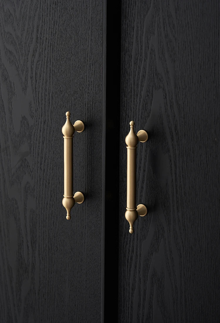 Premium Gold T-Bar Brass Handle for Modern Cabinets