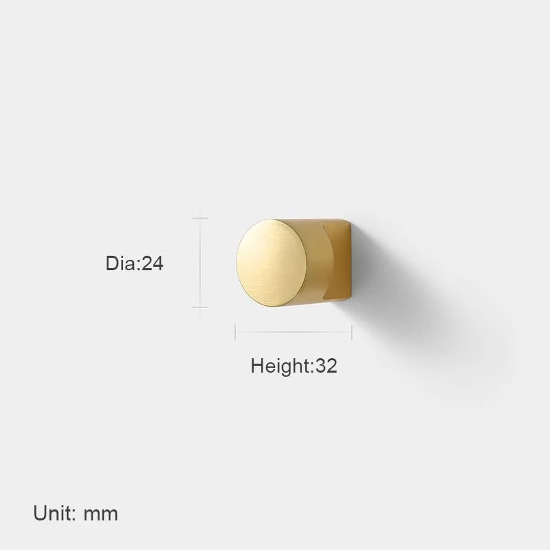 High-Quality Gold Zinc Alloy Cabinet Pulls – Modern Design