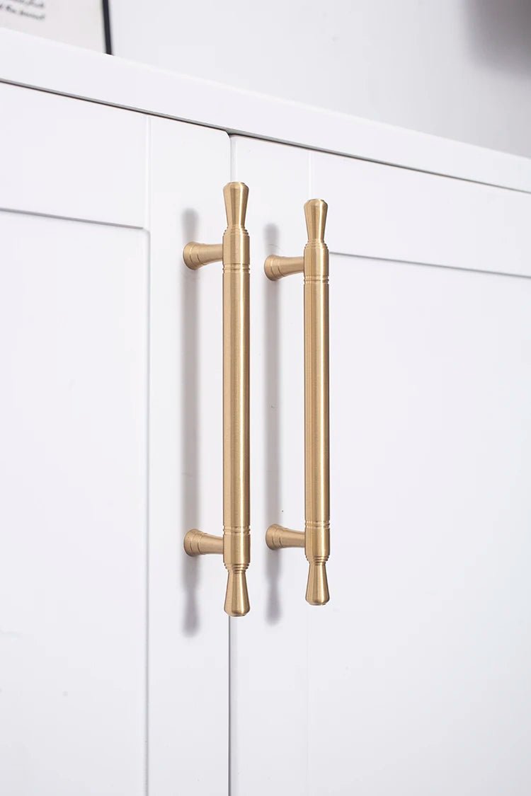 Durable Golden Brass Cabinet Handle – Long Bar Pull for Stylish Furniture
