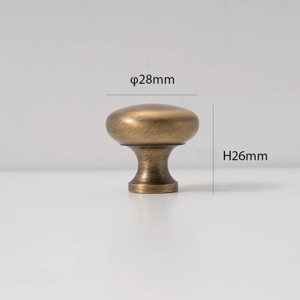 High-Quality Small Bronze Knobs – Minimalist Cabinet Pulls