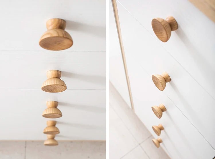 High-Quality Natural Walnut Pulls – Wooden Handles for Cabinets