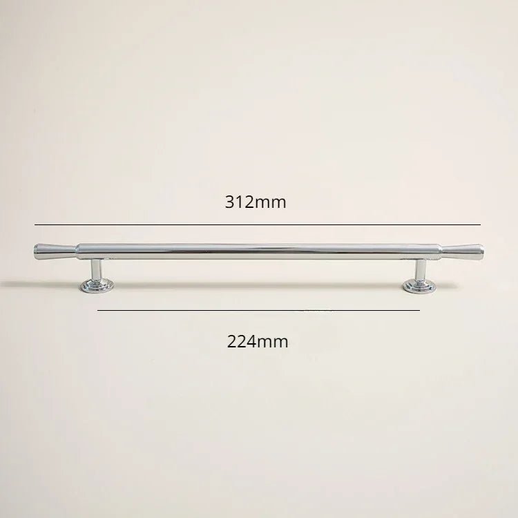 Luxury Silver Brass Knobs – Modern Handles for Cabinet Design