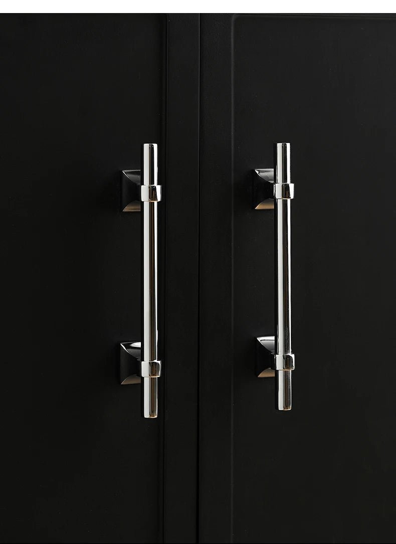 Sleek Silver Brass Handles – Modern Pulls for Stylish Cabinets
