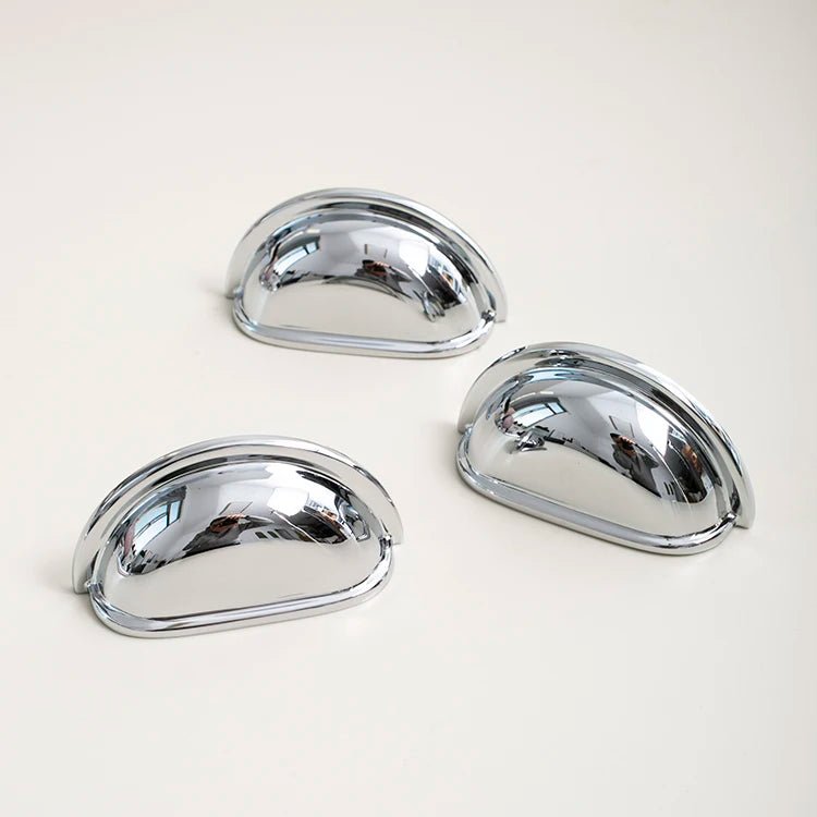 Durable Sleek Brass Cabinet Pulls with Modern Chrome Finish