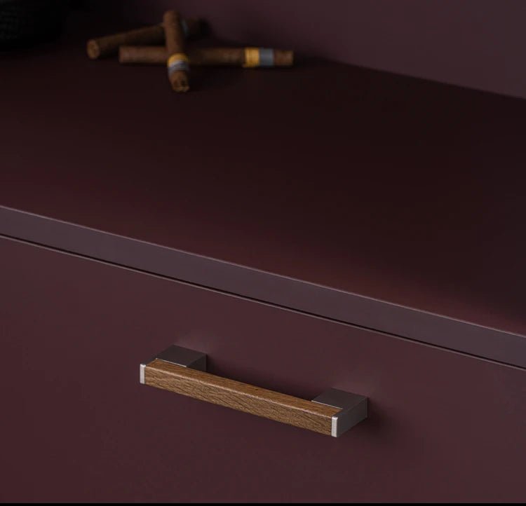 Durable White Oak Wood Kitchen Pulls for Modern Cabinets