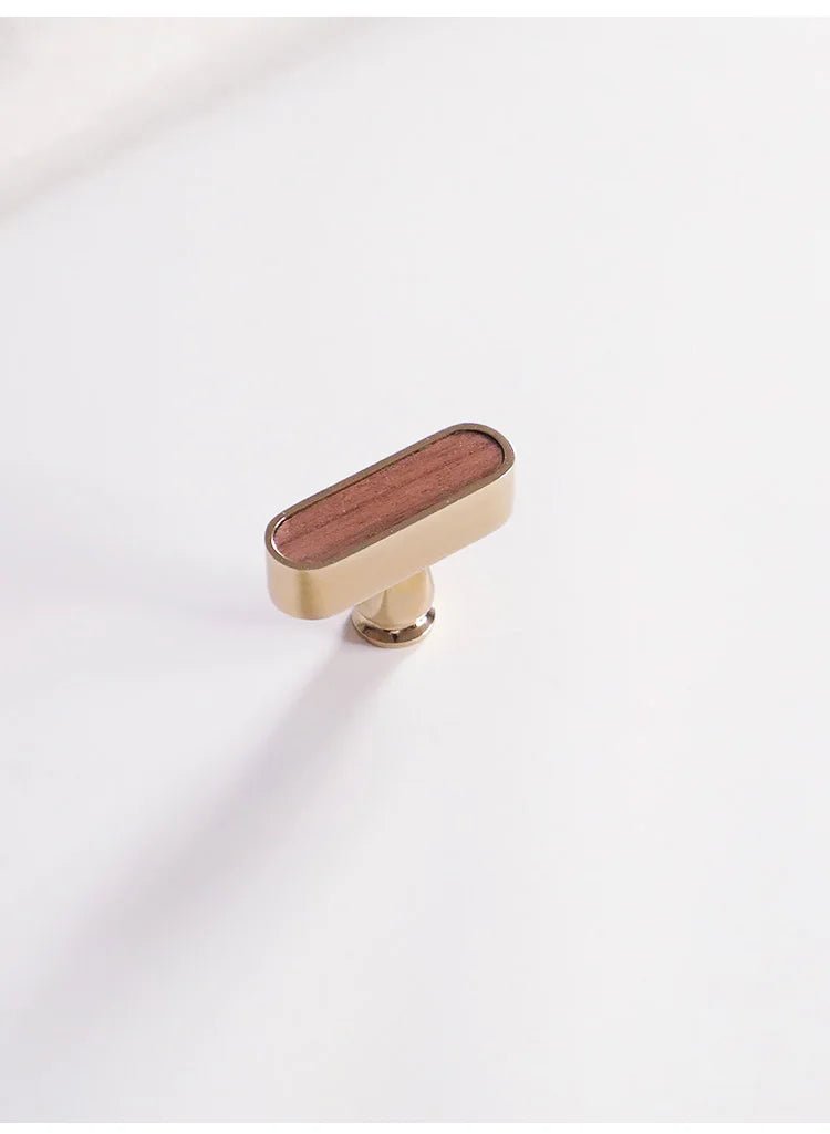 Oval Wood Drawer Handle – Scandinavian Style  