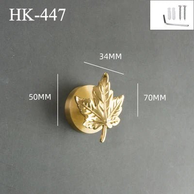 Nordic Brass Wall Hooks with Dragonfly/Bird/Antler for Functional Spaces