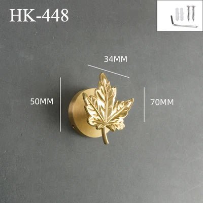 Nordic Brass Wall Hooks – Dragonfly, Bird, Antler for Hallway Organization