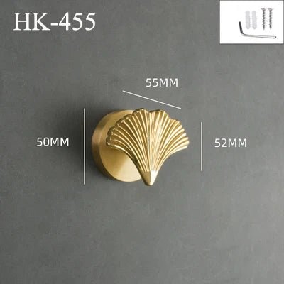 Dragonfly, Bird, Antler Nordic Brass Wall Hooks for Luxury Home Design