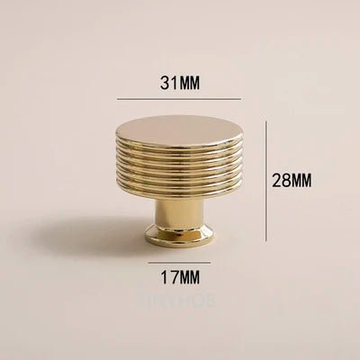 Simple Oval Wood Knob – Nordic Cabinet Pull  