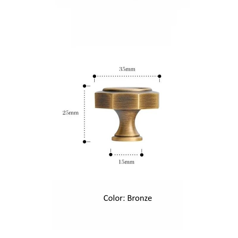 Parisian Brass T-Bar Knobs – Luxury Handles for Modern Cabinets