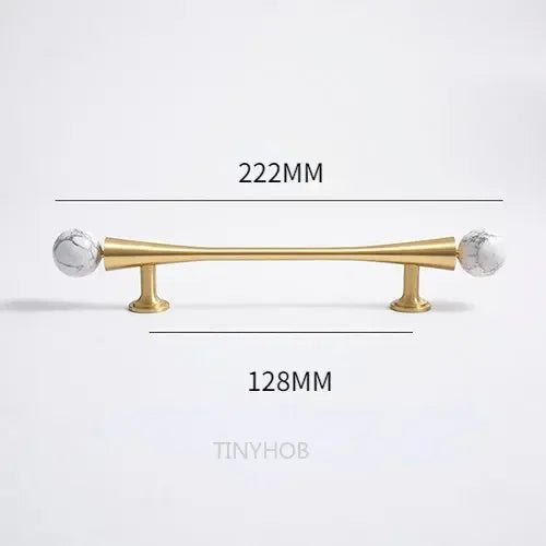 Luxury Pink Crystal Knobs – Brass Handles for Elegant Cabinet Pulls