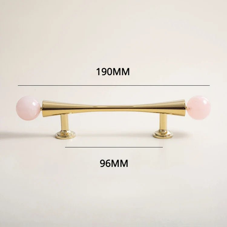 Rosy Pink Knob – Vintage-Inspired Cabinet Handle  