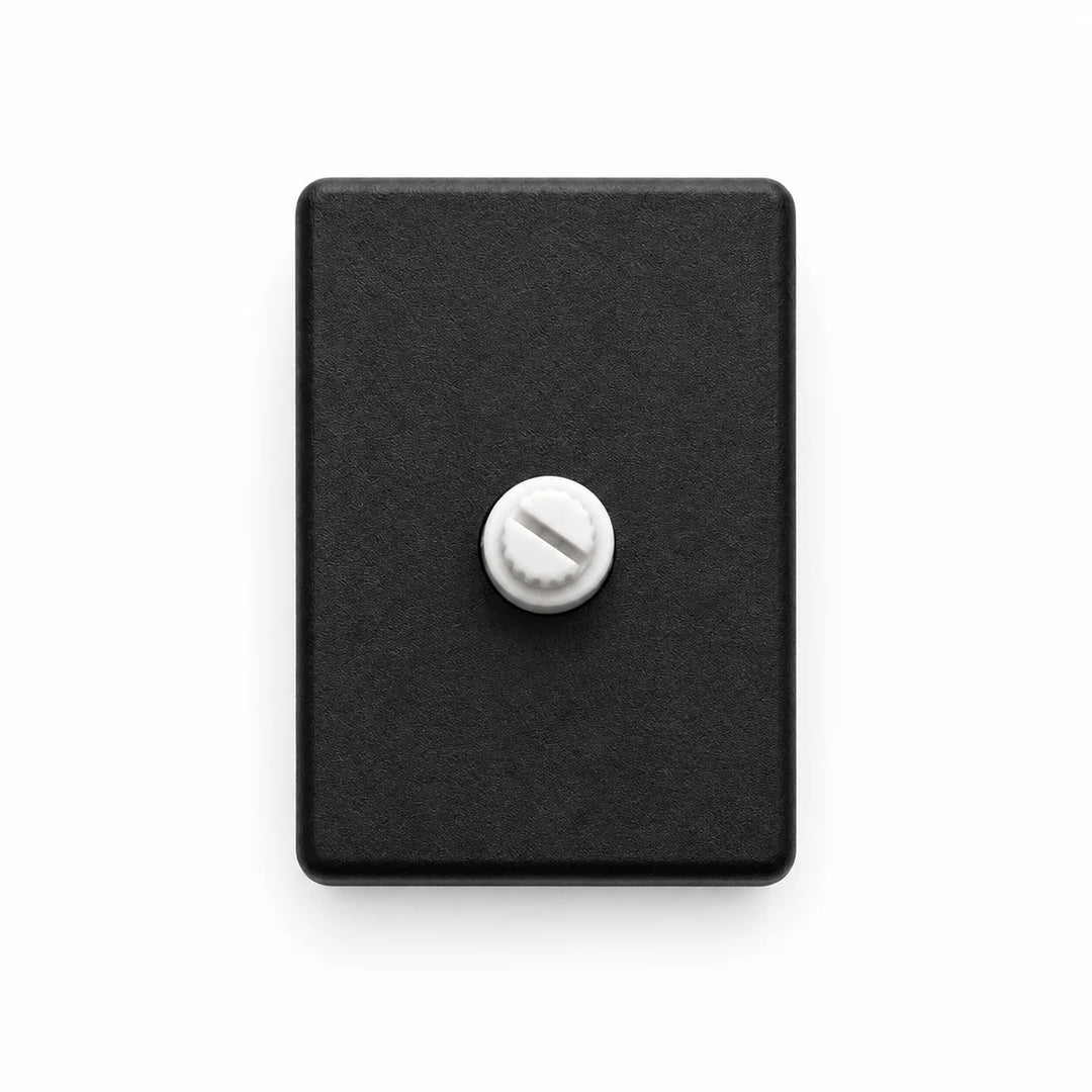 WK2300I single-pole rotary dimmer module with white shaft