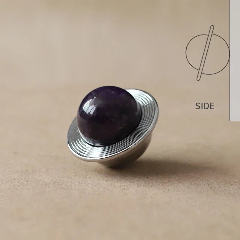 Luxury Drawer Knob – Jade Marble and Brass Design  