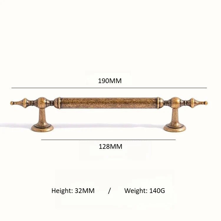Vintage Bronze Drawer Pulls – Antique Brass Handles for Cabinets