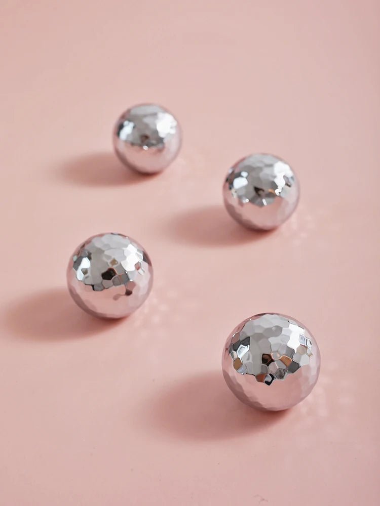 Premium Bright Chrome Solid Brass Knobs – Stylish Cabinet Handles