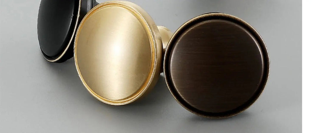 Sleek Bronze Shell Brass Handle – Cabinet Knob for Drawers