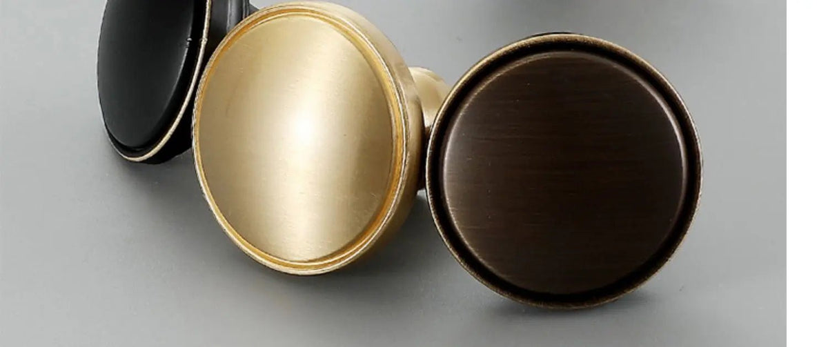 Sleek Bronze Shell Brass Handle – Cabinet Knob for Drawers