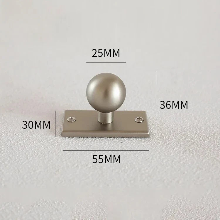 Modern Bronze Sphere Knobs – Ball Pendant Pull Handles for Cabinets
