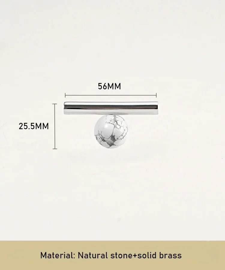 High-Quality Crystal & Brass Pull Handles – Chrome Drawer Pulls