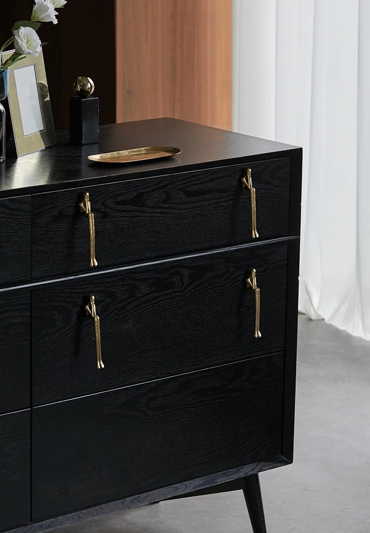 Elegant European Brass Drawer Pulls – Handmade Knobs