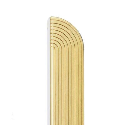 Durable Gold Brass Arc Invisible Handles – 11.8" Pulls for Modern Cabinets