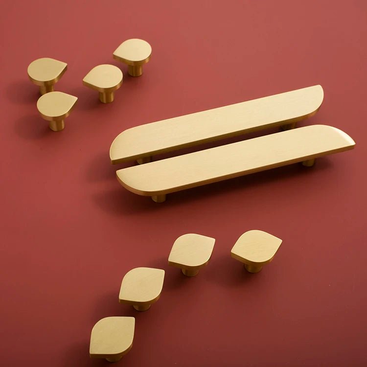 Gold Brass Cabinet Knobs – American Style Pulls