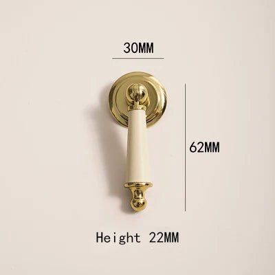 Luxury Leather & Brass Handles – Cabinet & Dresser Pulls for Furniture