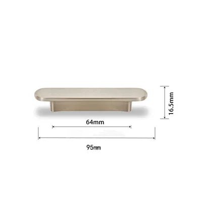 Premium 5" Modern Black Cabinet Pulls – Matte Zinc Handles
