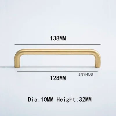Elegant Nordic Brass Handles for Furniture – Adjustable Pulls