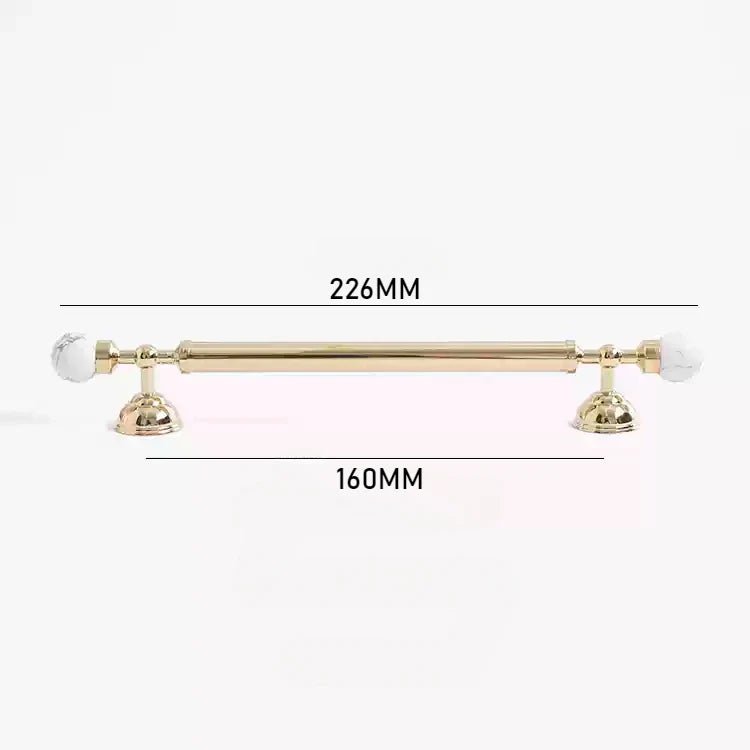 Pink Crystal Brass Knobs – Glam Handles for Elegant Cabinets and Drawers