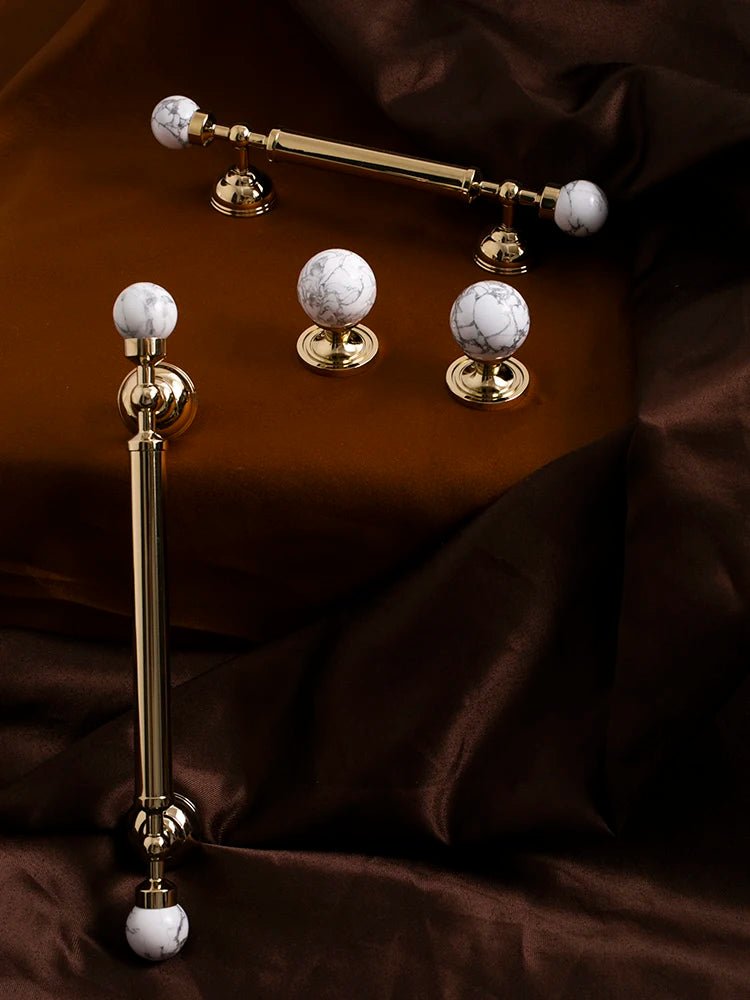 Pink Crystal Brass Handles – Glam Cabinet Knobs