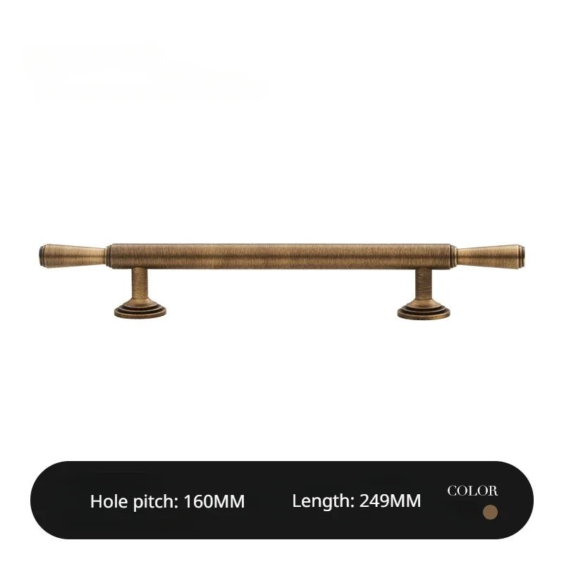 Retro Brass Cabinet Pulls – T-Bar Handles for Vintage Style
