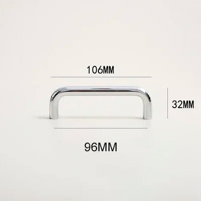 Sleek Brass Cabinet Pulls with Modern Chrome Finish for Furniture