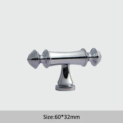Solid Brass T-Bar Pull – Modern Handle for Contemporary Furniture