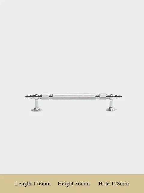 Stylish Textured Brass Handles – Vertical Grain Pulls for Drawer Design