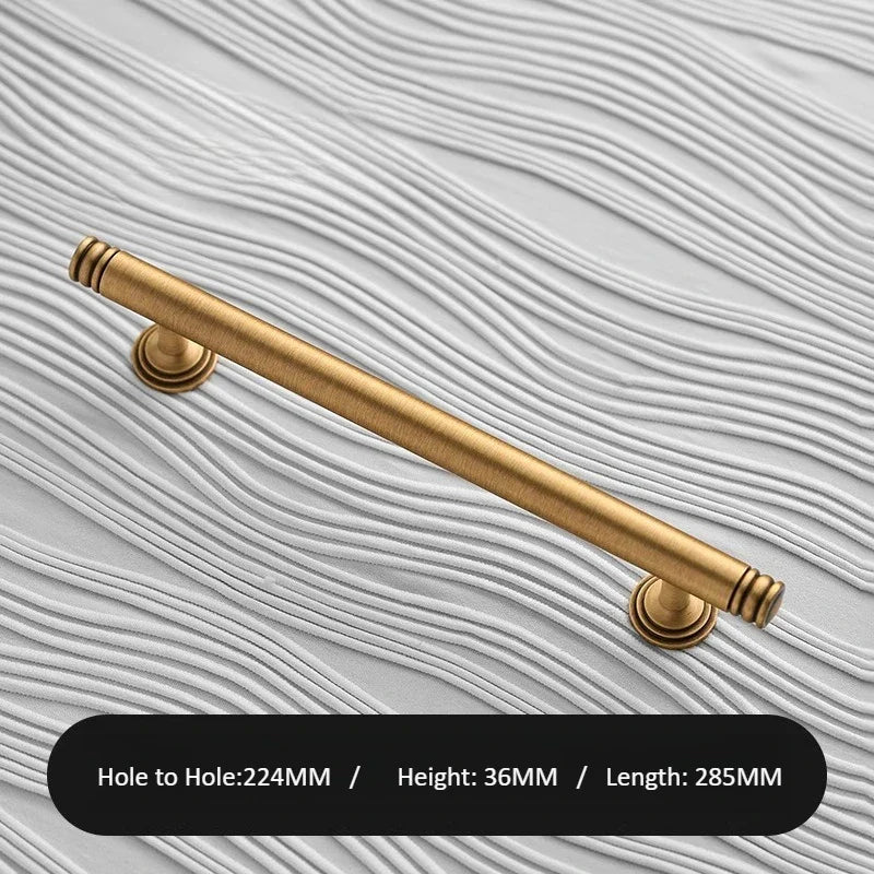 Contemporary Textured Bronze Handles – Vertical Pulls for Cabinets