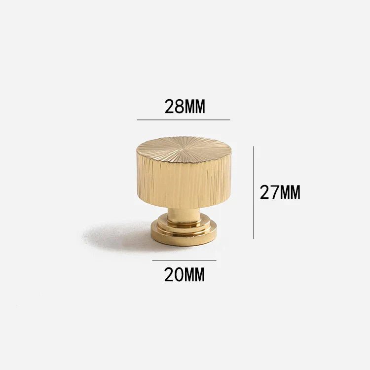 Durable Vertical Line Brass Pulls – Gold Handles for Drawers and Cabinets